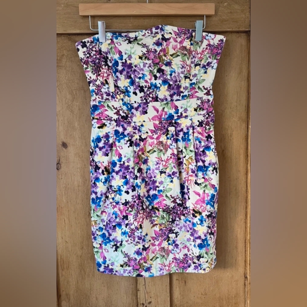Oasis Bandeau Floral Mini Dress